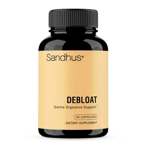 Sandhus Debloat | Fast-Acting Enzymes for Bloating Relief, Gas Reduction & Gut Comfort , 30-Day Supply |  Healthcare Vitamin Dietary Supplement Edible