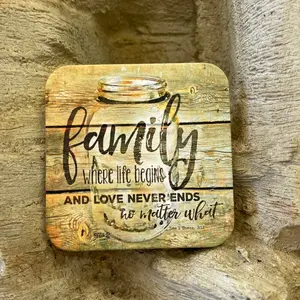 Family Drink Coaster