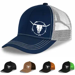 Bull Cow Skull Barb Barbed Wire Classic Hunting Baseball Cap for Men Women and Teens Summer AdjustableHat for Sports Running outdoor Hiking and Casual Wear