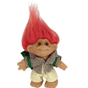 Dam Troll Doll 5" Norfin 1980s - Classic Design with Unique Features and Features from the 1980s Era