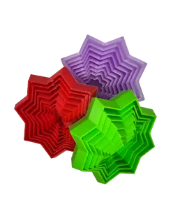 StarCore Fun Triangle Fidget Star - Durable Design for Stress Relief and Relaxation, BPA Free, Unisex, 8 - 10 Years