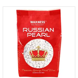 Russian Pearl Hard Wax 2.2 lb- Hypoallergenic Polymer Blend Synthetic Resin for Sensitive and Facial Areas - Body Care