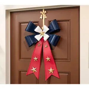 Home Reflections Americana 26" Oversize Metal Bow