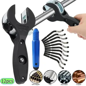 1Set Ratcheting Tubing Cutter, Tubing Cutter, Close Quarters Tube Compact Cutter, Ratcheting PVC Cutter for Cutting PVC, Ppr, And Plastic Hoses, Ratcheting Tube Cutter