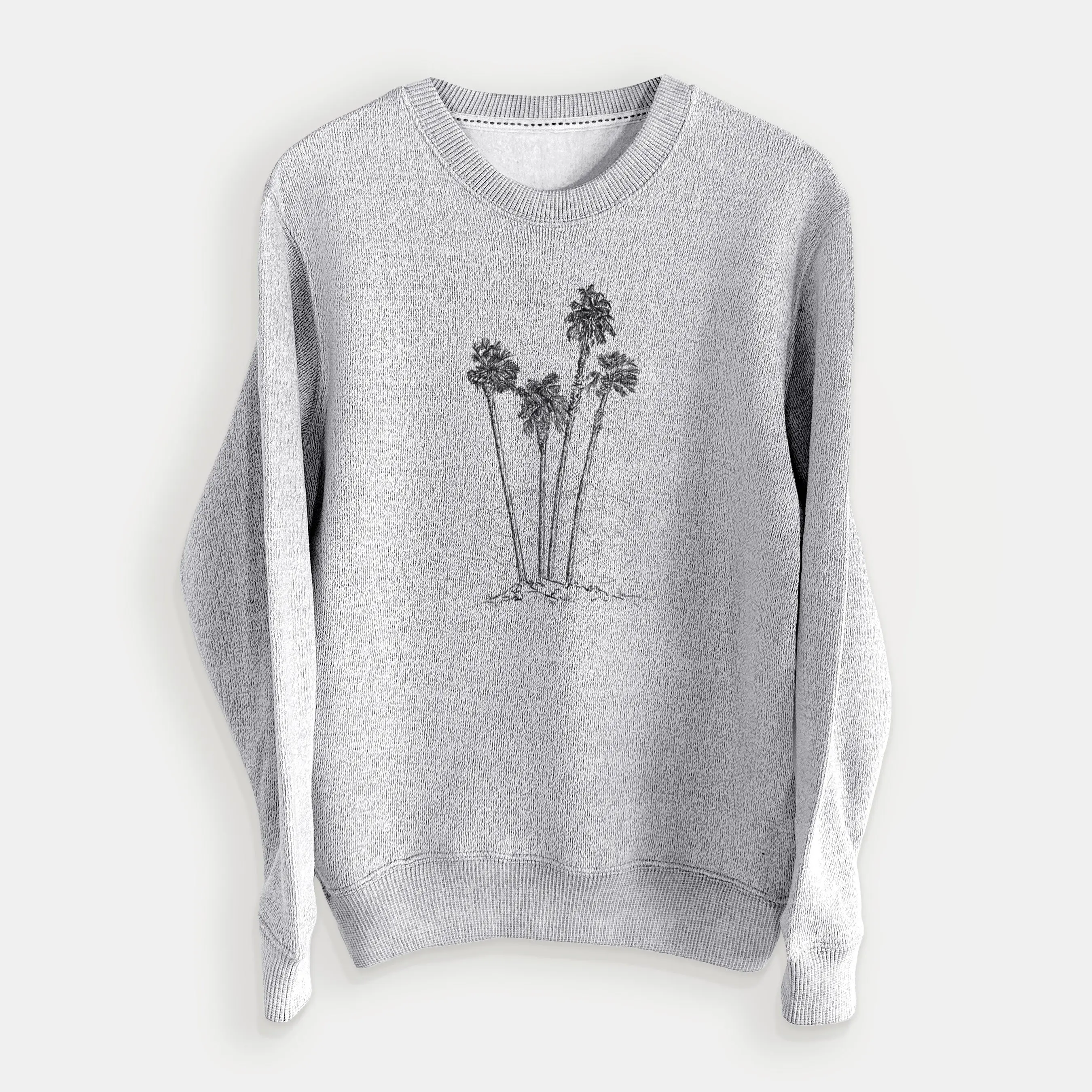 Desert Palms - Mexican Fan Palm - Washingtonia robusta - Knit Sweatshirt