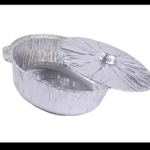 Disposable Pots with Lids (set of 4) stove, oven, fridge and grill safe Eco-friendly