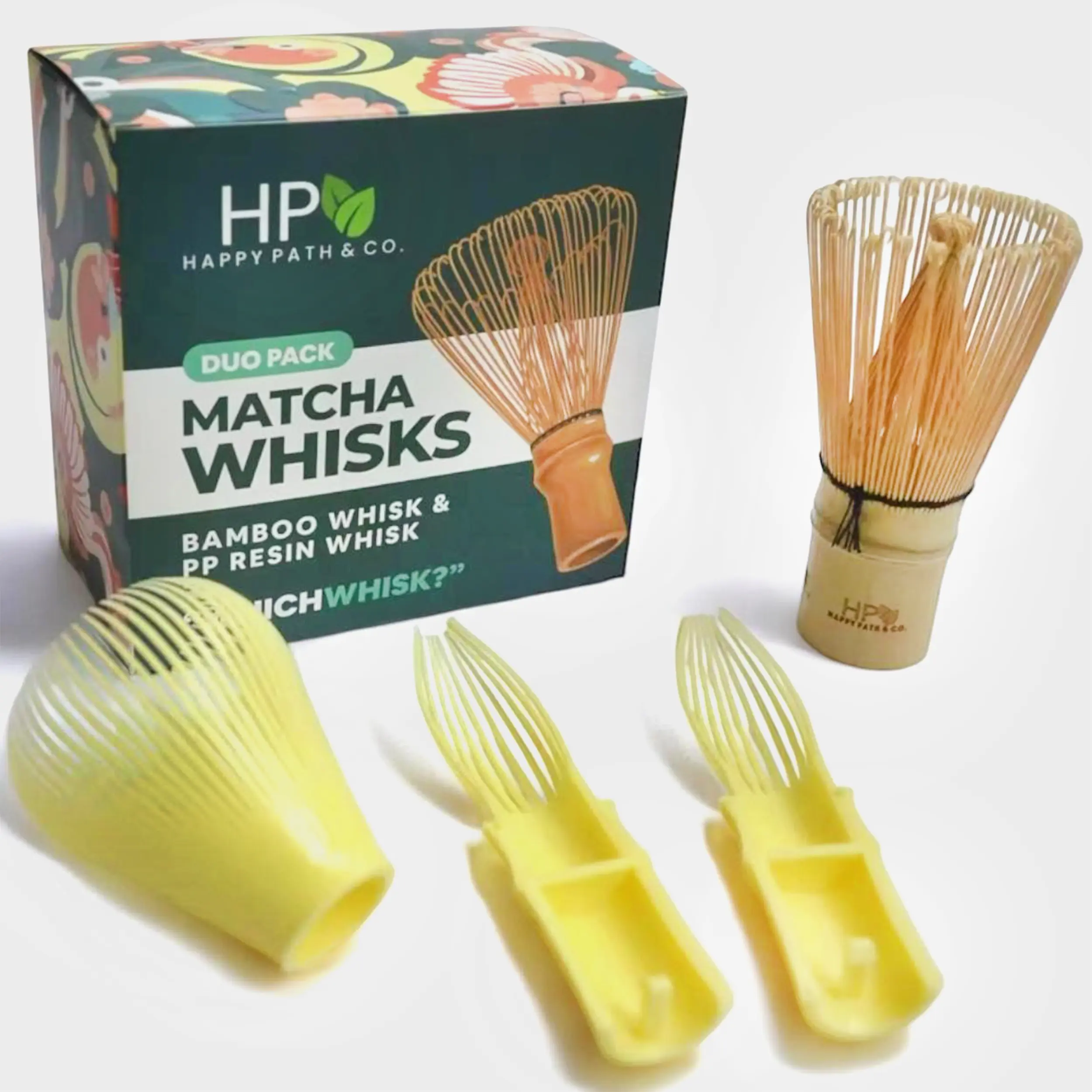 Matcha Bamboo Whisk and PP Resin Whisk