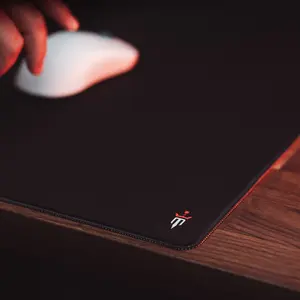 EmberEdge KX100 Pro Gaming Mouse Pad – Hybrid Cloth Surface for Speed & Control | Durable Anti-Fray Stitching, Low Static Friction, Non-Slip, & Liquid Resistant | XL 600x470x3mm Ships Flat