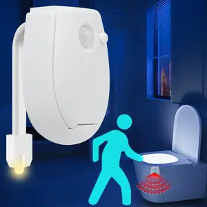 Toilet Night Light, Motion Sensor LED Night Light, 7 Colors Changing Toilet Bowl Night Light For Bathroom Washroom