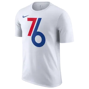 [HJ2588-100] MENS NIKE NBA 76ERS ESSENTIAL CITY EDITION SHORT SLEEVE LOGO T-SHIRT