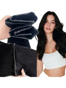 Real Human Hair Extensions, Double Inject Xo Hole Weft, Double Weft Hairpieces, Straight Hair Invisible Twin Tab, Long Tape PU Weft, Nano/micro Bead, Hair Weave Extensions