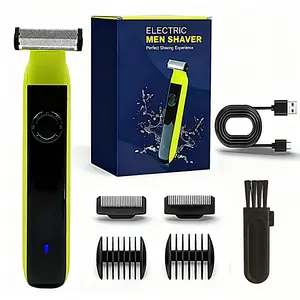 2025 Men’s Beard Trimmer & Body Hair Groomer | Electric All-in-One Shaver | USB-C Rechargeable Clipper | Adjustable Length Guards | Low-Noise Cordless Foil Razor | Wet Dry Use