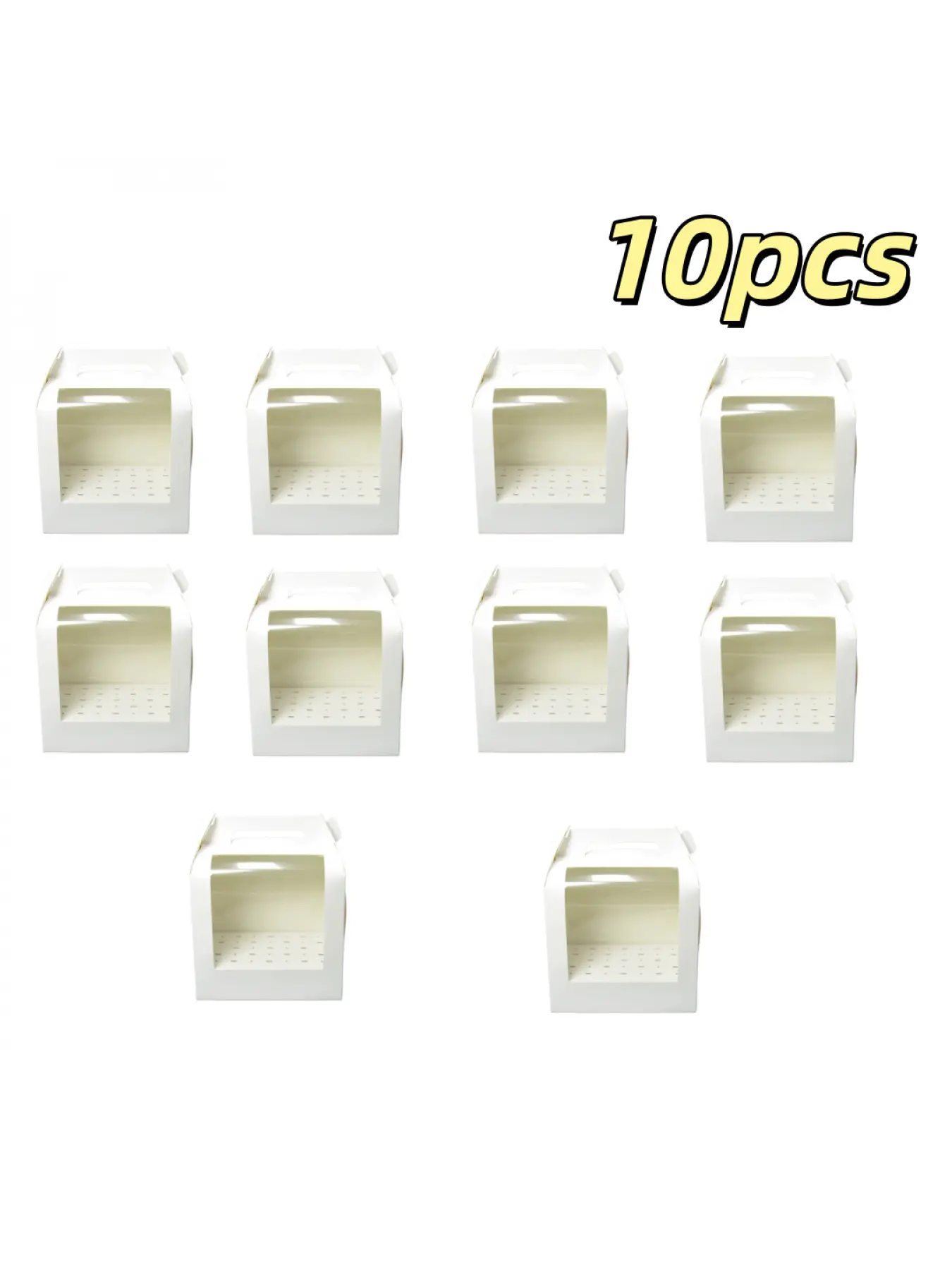 10pcs white