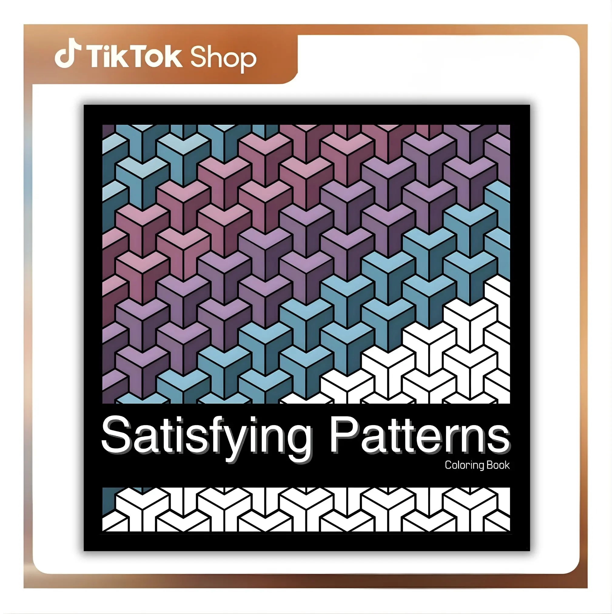 Satisfying Patterns Coloring Book, a Creative Coloring Activity for Kids, Teens, Adults and Seniors: Easy, Bold, Relaxing Abstract Designs with ... Art Therapy and Simple Coloring Techniques