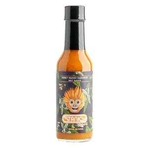 Stanky Sauce Sweet & Spicy Honey Mango Habanero Hot Sauce - Versatile Flavor for Everyday Use - Perfect for Wings Pizza Tacos & More - Bold All-Natural Flavor