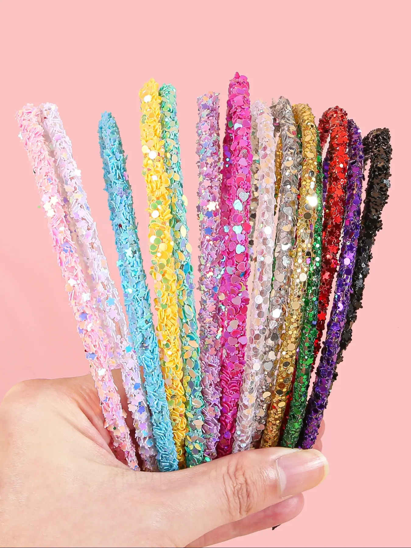 Set of 7 Elegant Soft Tube Hairbands, Sweet and Fresh Design, Perfect for Beach Parties, Daily Wear, Gift Idea, Headband Set