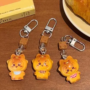 1/3 Pcs  Chiikawa 3D Cartoon Keychain Cute And Funny Bib Pendant Backpack Small Pendant
