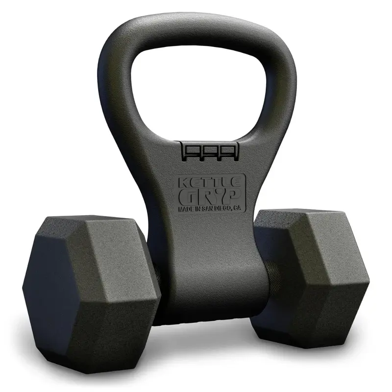 Kettle Gryp - Dumbbell to Kettlebell Converter - The Original, As Seen on Shark Tank