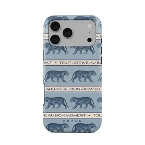 BURGA Bon Moment   iPhone Case for iPhone 11–17 Pro Max Plus Air – Retro Cloud Aesthetic Phone Case, Cute Airy Sky Design, Shockproof Protective Cover, MagSafe & Wireless Charging Compatible Gift for Her