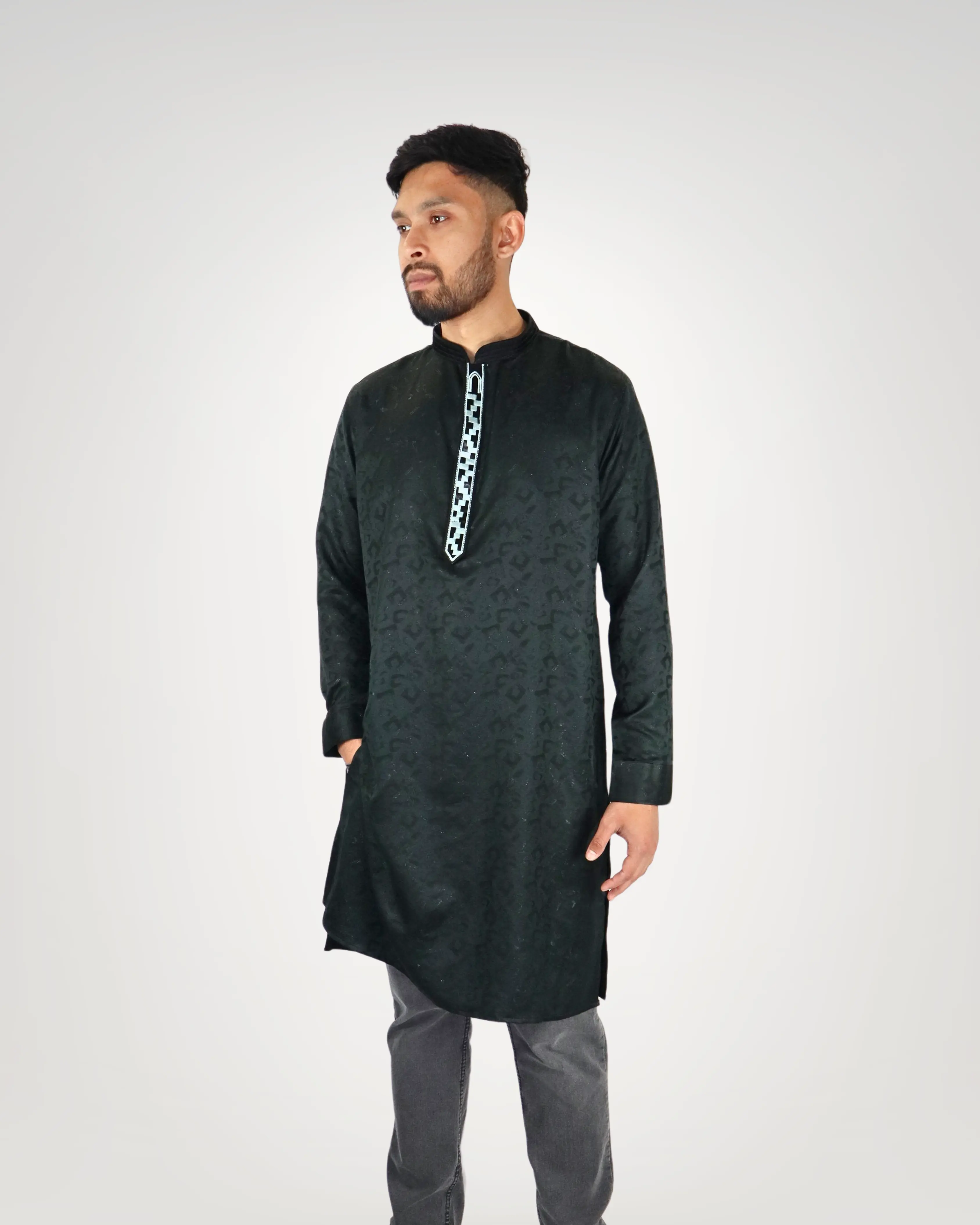 Panjabi/Kurta - Midnight Mosaic