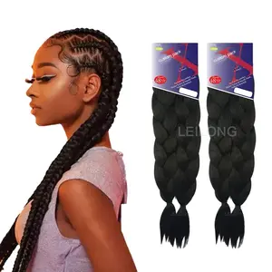 Supreme Super X TZ Braid Pre Stretched Pre Cut Pre Combed Expression Hair for Braiding 2 Bundles in 1 Pack 48 Inches and 4 bundles in 1 pack  38 inches