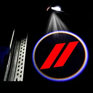 2Pcs Car Door Laser Projector Ghost Shadow Lights, Wireless Power Welcome Courtesy Light, Easy Install Accessory Compatible with Dodge Challenger, Charger, Durango, Avenger, Ram