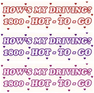 Chappell Roan 1800 Hot To Go | Bumper Sticker AND Magnet | Funny Meme Sticker | 8.7'' X 2.7'' | Waterproof Premium Quality