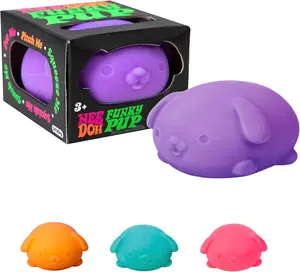 Schylling NeeDoh Funky Pups – Squishy Sensory Toy – Soft Dough Filling – Color May Vary