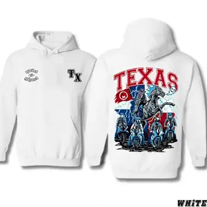 Texas Hoodie, Quiet X Ghost Hoodie Graphic Vintage Crewneck Style Unisex Hoodie, Vintage for Men and Women