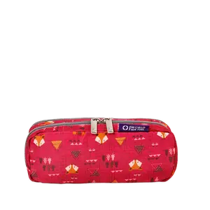 Jojo Double Compartment Pencil Case in Fox - Final Sale