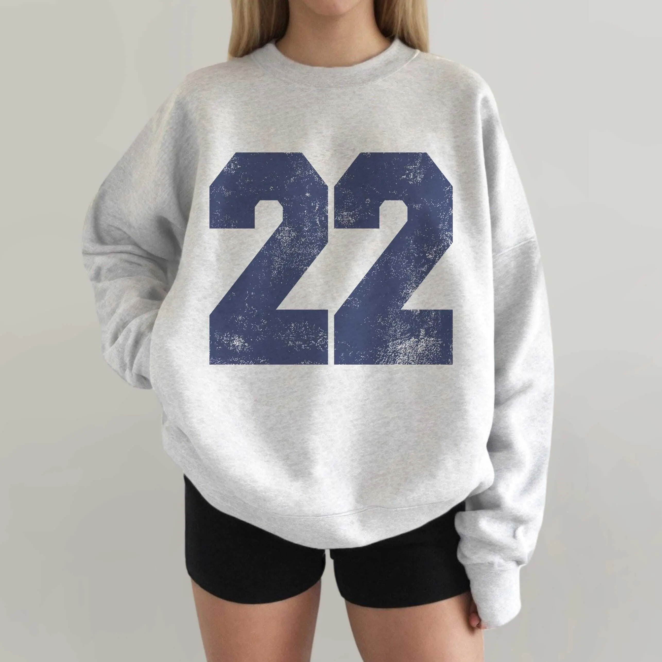 Custom Jersey Number Sweatshirt: Game Day Football Team Spirit Cotton Trending