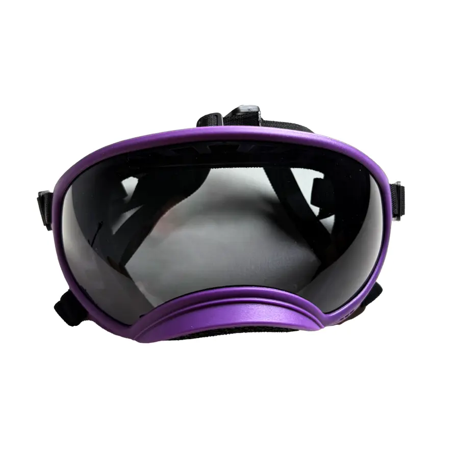 Dog Goggles UV Protection for Small to Large Breed, Dog Sunglasses Windproof Anti-Fog Dustproof Snowproof, Puppy Glasses for Outdoor Riding Driving with Comfortable Frame Adjustable Straps
