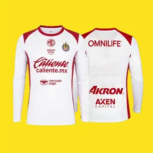 25 26 Chivas de Guadalajara Mexico LIGA MX Goalkeeper Third Long Sleeve Soccer Jersey Fans Version Breathable