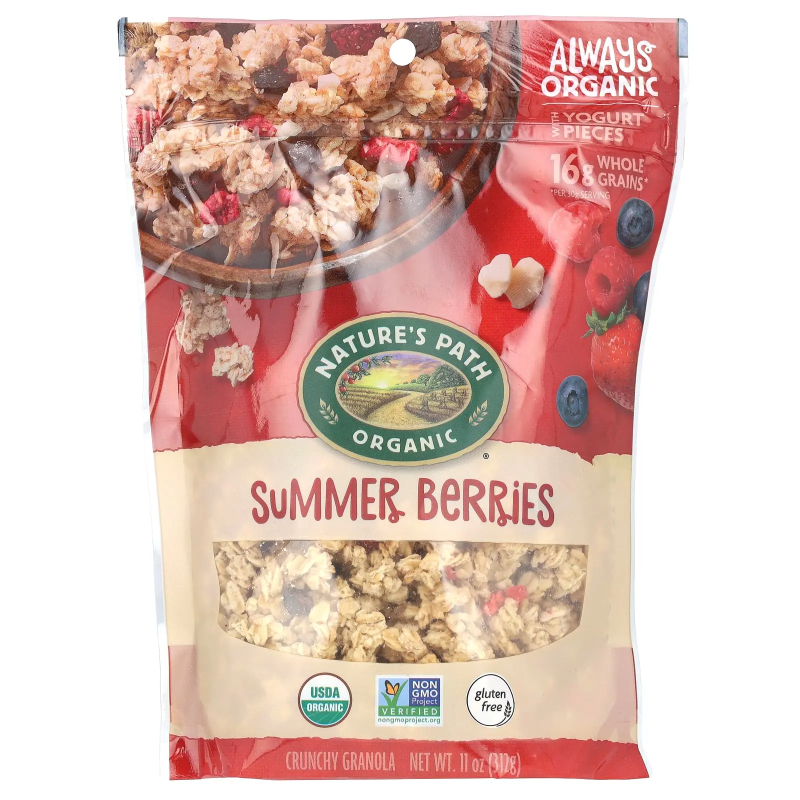 Nature's Path Organic Crunchy Granola, Summer Berries, 11 oz (312 g) Nature's Path Organic Crunchy Granola, Summer Berries, 11 oz (312 g)