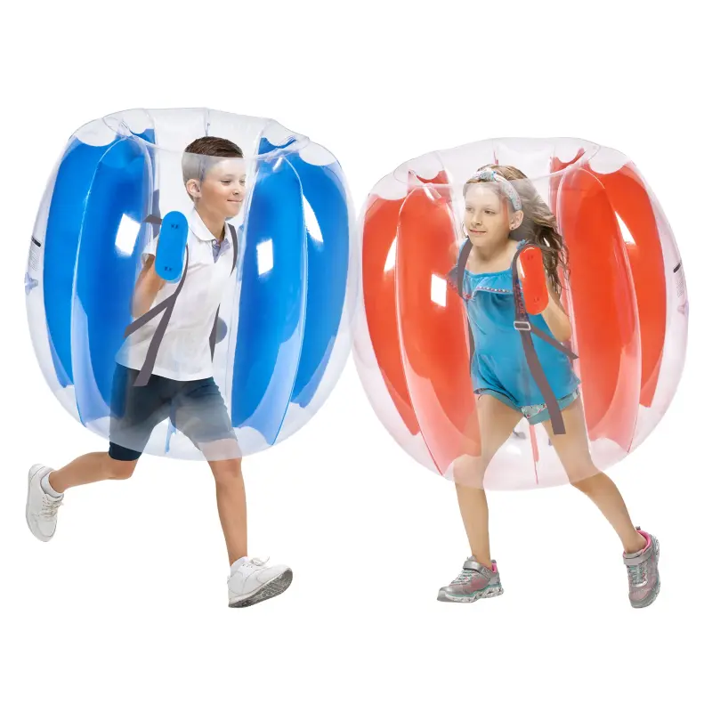 2-Pack 2/3FT Inflatable Bumper Balls Body Sumo Zorb Balls for Kids & Teens Durable PVC Human Hamster Bubble Balls