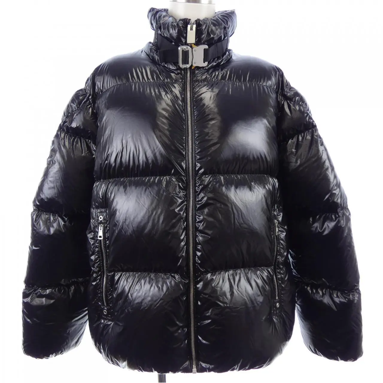 Pre-owned MONCLER Nylon Small Leather Goods Genius 1017 ALYX 9SM MAHOGANUS Down Jacket