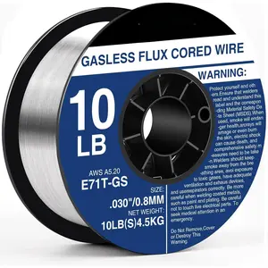 1 Pack 030 Flux Core Welding Wire, E71T-GS Gasless Mild Carbon Steel Mig Welding Wire, 10-Pound Spool Flux Core Wire Compatible with  Welder