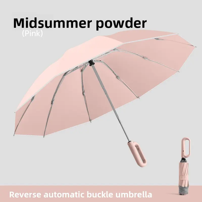 23inch Ring Buckle Umbrella --Midsummer Pink