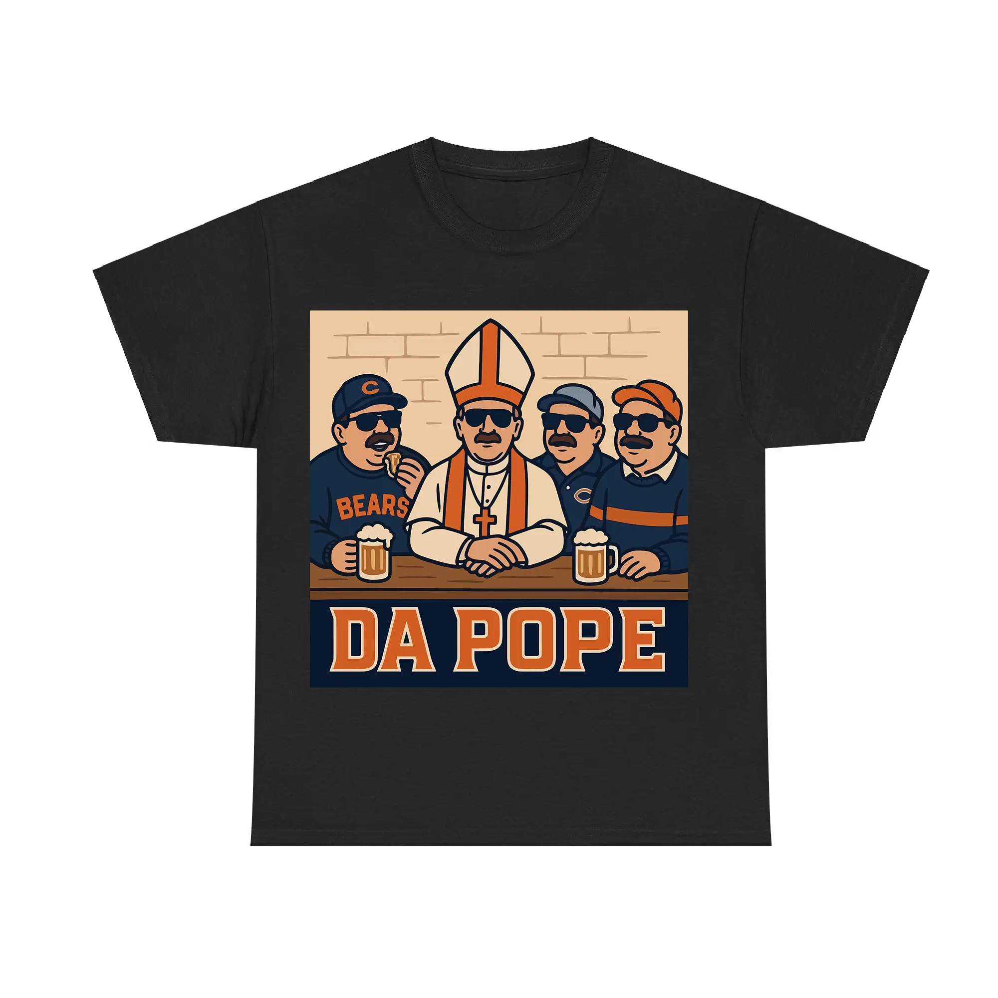 Da Pope Meme T shirt For Women Daily Holiday Wear, Graphic Tees