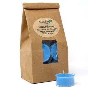 Ocean Breeze, Soy Tea Light 12-Pack