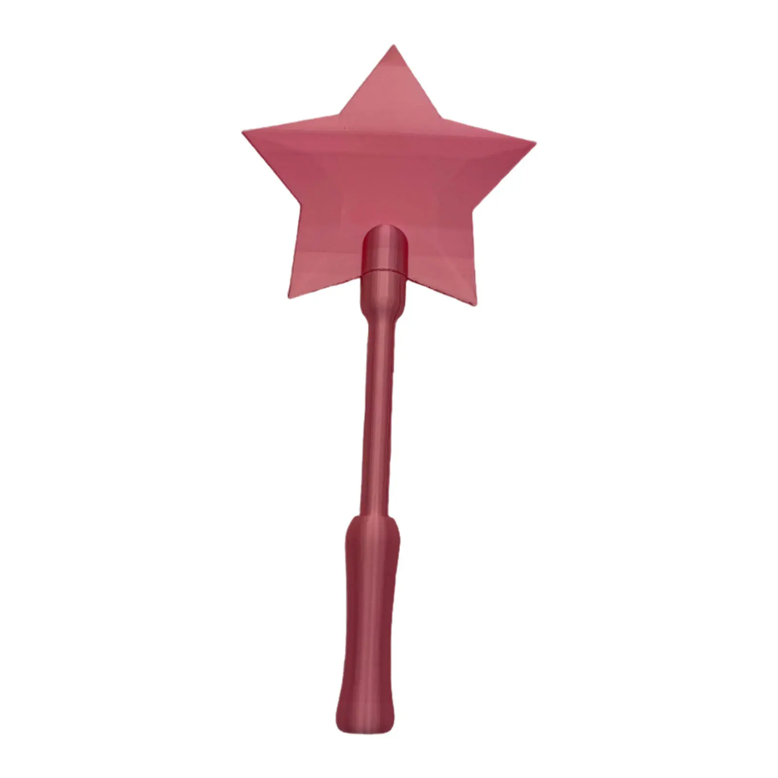 Five-pointed star in crimson red