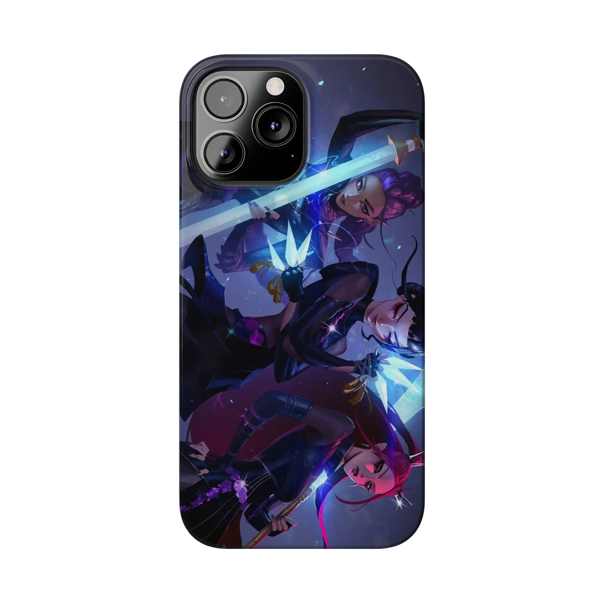 K-Pop Demon Hunters Phone Case, HUNTR/X Rumi Mira Zoey Anime Action Aesthetic Protective Cover for iPhone 7-17 Pro Max & Samsung Galaxy S21-S26 Ultra