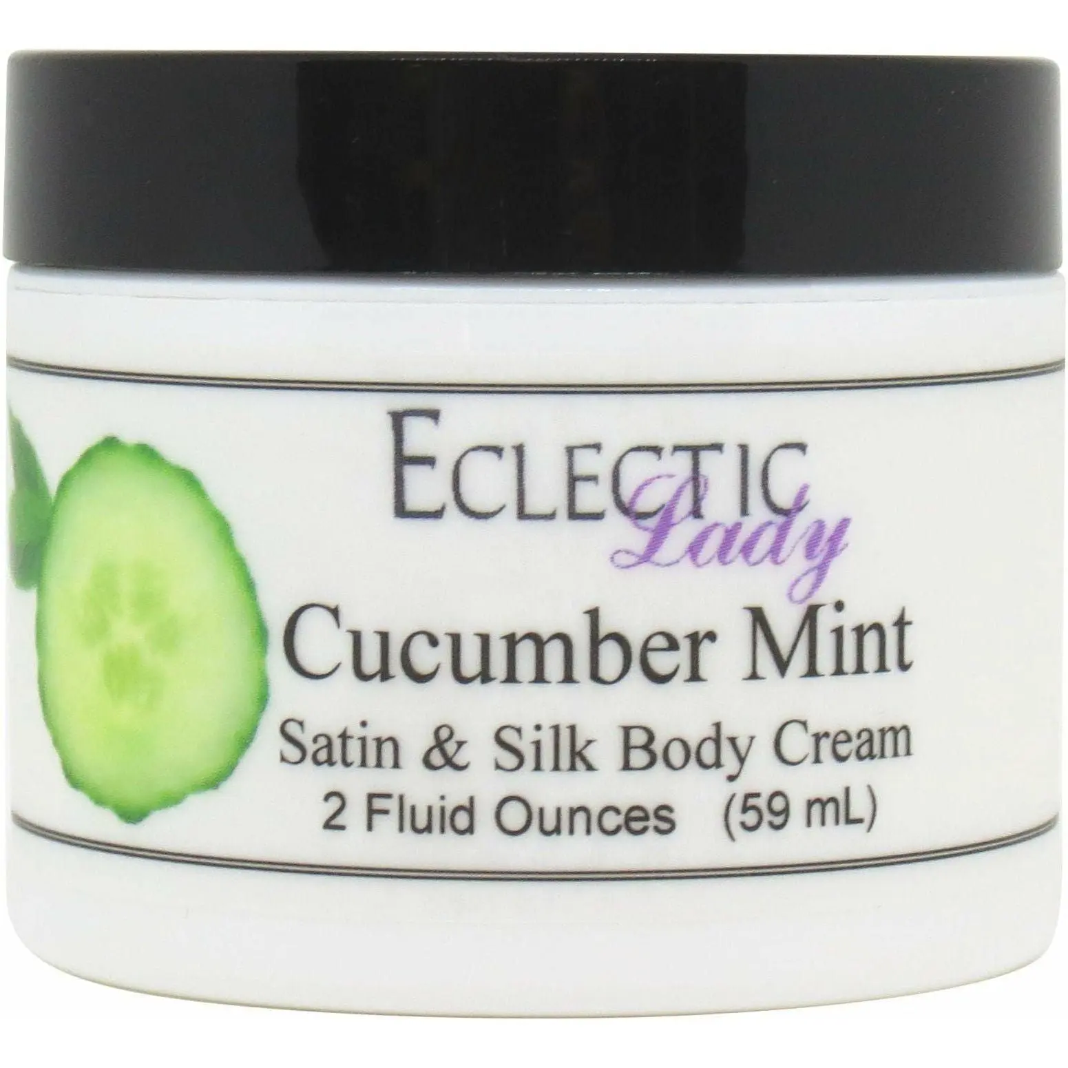 Cucumber Mint Satin and Silk Cream,  Body Cream, Body Lotion