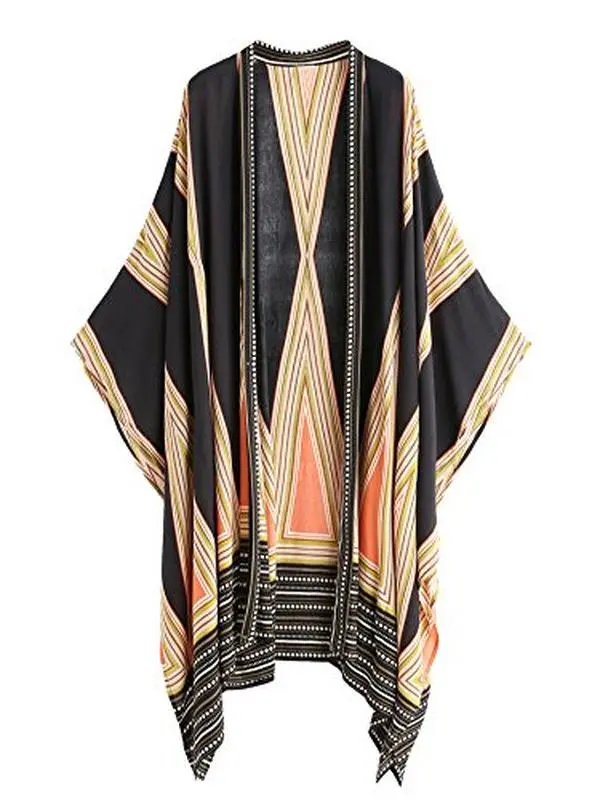 Womens Vintage Floral Kimono