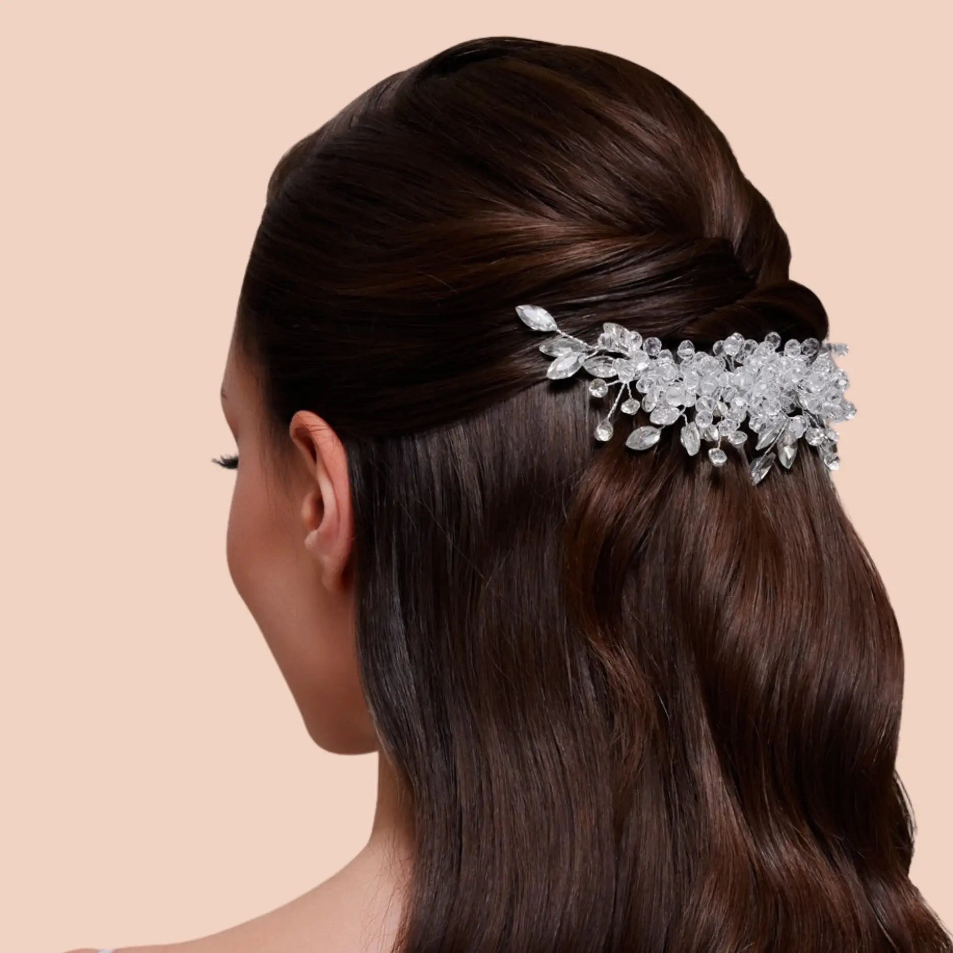 Bridal Hair Comb, Wedding Crystal Hair Comb, Set of 2, Bridal, Wedding Accessory, Wedding Hair Accessories, Comb, Beads