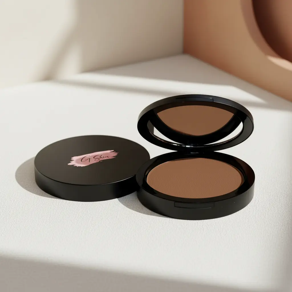 G Skin Mocha Bronzer Powder - Talc-Free, Vegan, Silicone-Infused Mattifying Cosmetic with Silky Mattify Finish, Shine Control, Natural Smoothing Effect for All Skin Types, 0.44oz, Titanium, Bismuth Oxychloride, Bronzing Beauty Product