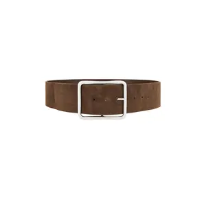 Free People Suede Hex Hip Belt in Coconut Shell