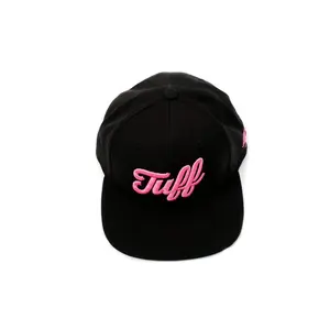 TUFF Script Pink Snapback Hat