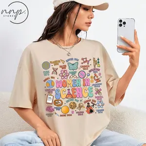 Women In Science Lab Tech Shirt, Science Teacher T-shirt, Stem Women Shirt Science Teacher Gift L