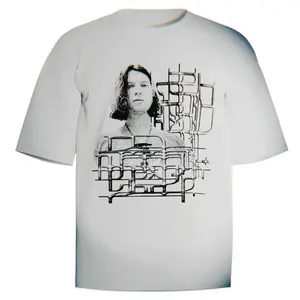 Aphex Twin "Network Nostalgia" Tee - White - Comfort Colors 100% Cotton T-Shirt